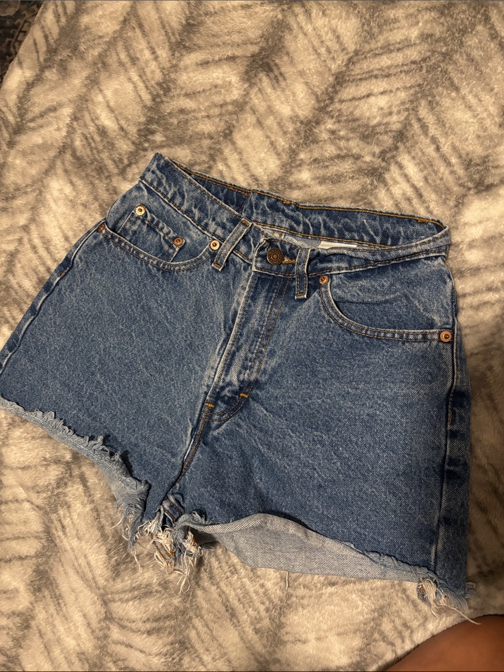 Vintage Jordache High Rise Denim Cutoff Shorts 90s Mom Jean Shorts
